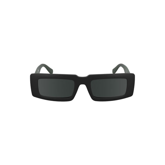 Calvin Klein – Schwarze Sonnenbrille aus biobasiertem Stoff