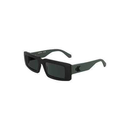 Calvin Klein – Schwarze Sonnenbrille aus biobasiertem Stoff