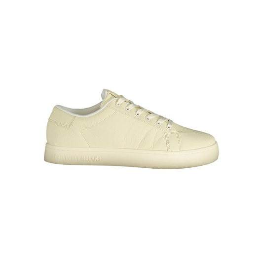 Calvin Klein Herren-Sneaker aus Polyester, weiß