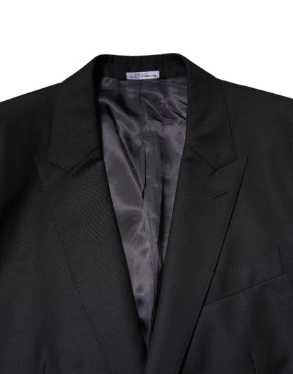Dolce &amp; Gabbana Dunkelblaue MARTINI Wollblazer-Manteljacke