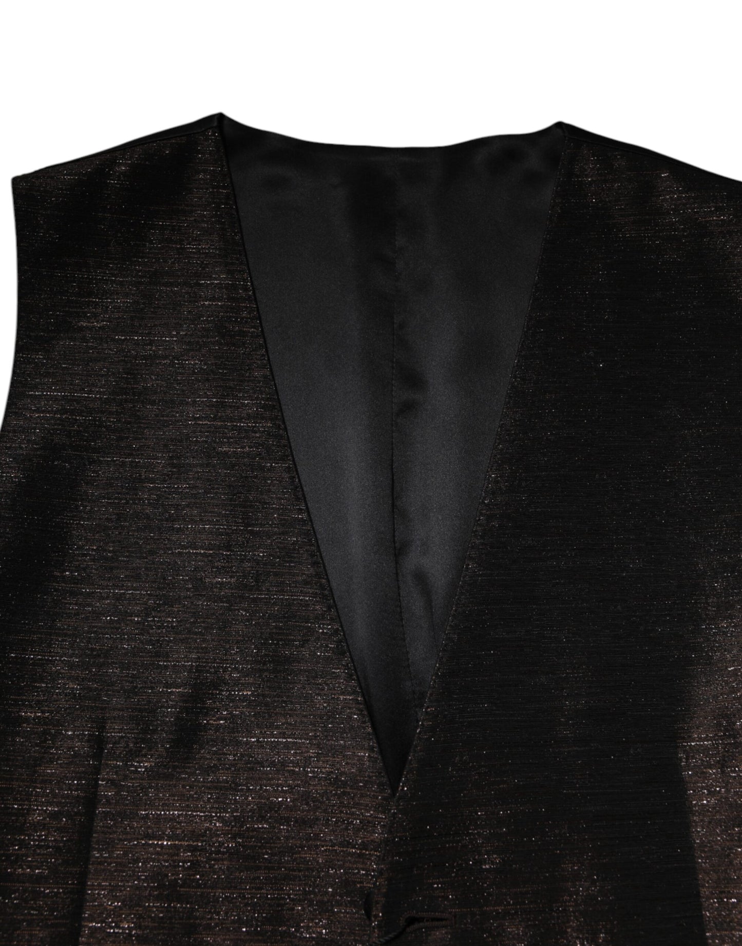 Dolce &amp; Gabbana Dunkelbraune Weste für formelle Anlässe