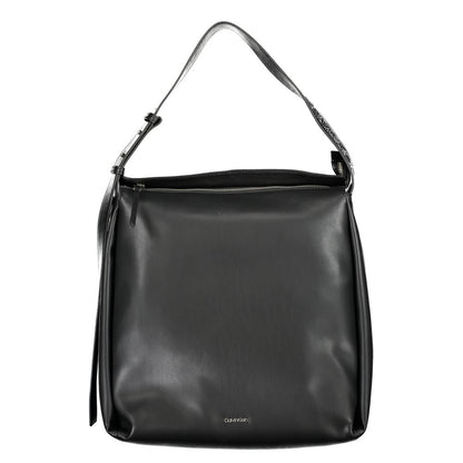 Calvin Klein Schwarze Polyester-Handtasche
