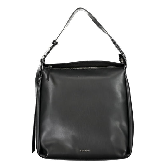 Calvin Klein Schwarze Polyester-Handtasche