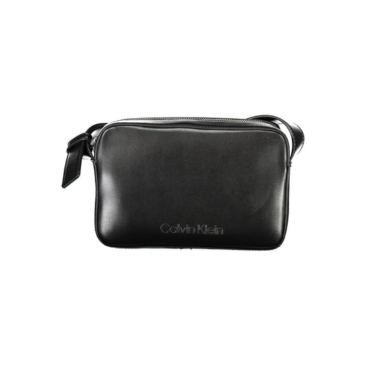 Calvin Klein Schwarze Polyester-Damenhandtasche