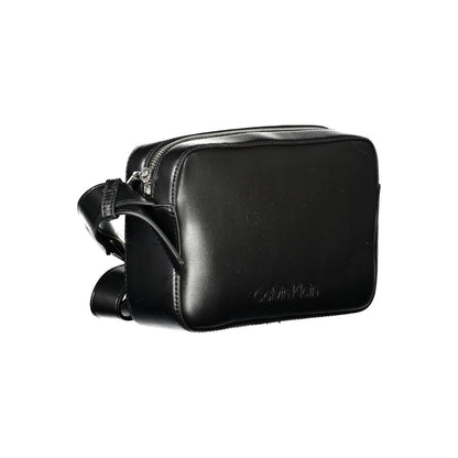 Calvin Klein Schwarze Polyester-Damenhandtasche