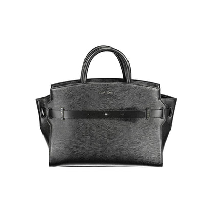 Calvin Klein Damenhandtasche aus Polyethylen, Schwarz