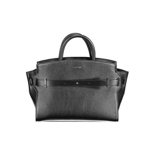 Calvin Klein Damenhandtasche aus Polyethylen, Schwarz