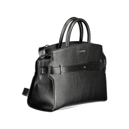 Calvin Klein Damenhandtasche aus Polyethylen, Schwarz