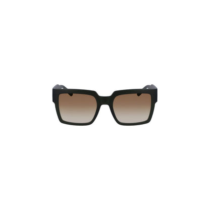 Calvin Klein Braune Kunststoff-Sonnenbrille für Damen