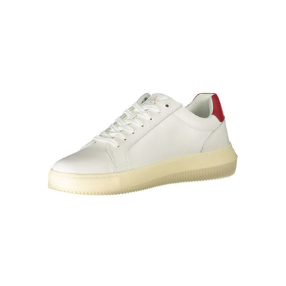 Calvin Klein – Weißer Polyester-Sneaker