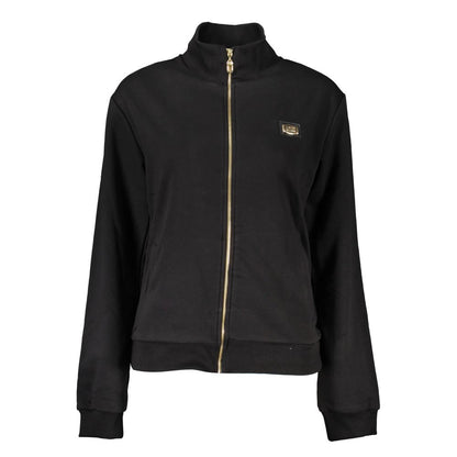Cavalli Class Schwarzer Baumwollpullover für Damen
