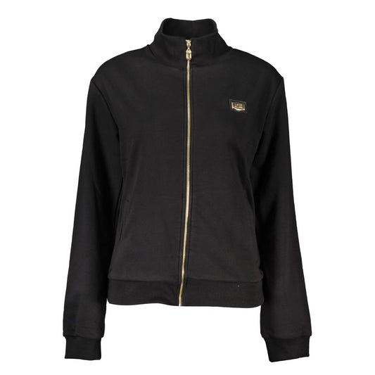 Cavalli Class Schwarzer Baumwollpullover für Damen