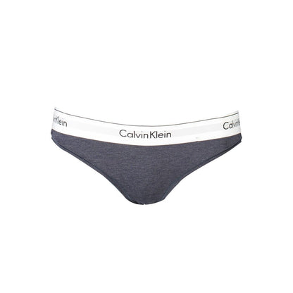 Calvin Klein Damen Slip aus Baumwolle, blau