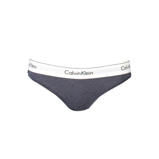 Calvin Klein Damen Slip aus Baumwolle, blau