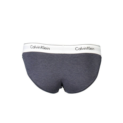 Calvin Klein Damen Slip aus Baumwolle, blau