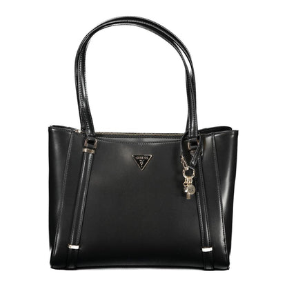 Guess Jeans – Schwarze Polyethylen-Handtasche