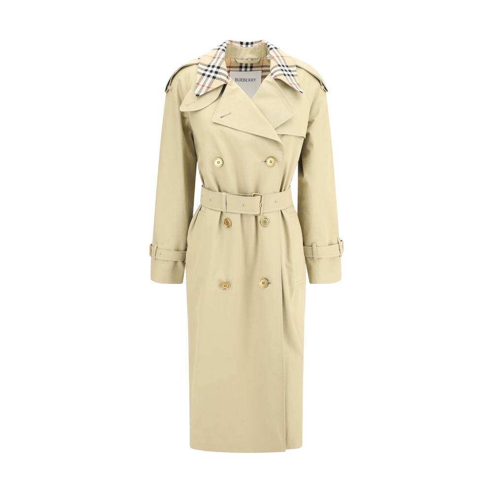 Burberry Castleford Trenchcoat mit Archive Check-Kragen