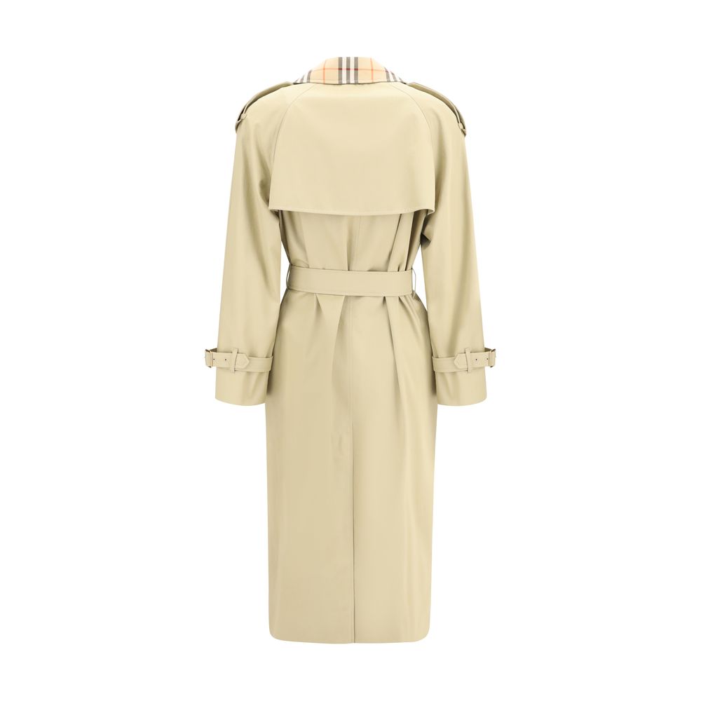 Burberry Castleford Trenchcoat mit Archive Check-Kragen