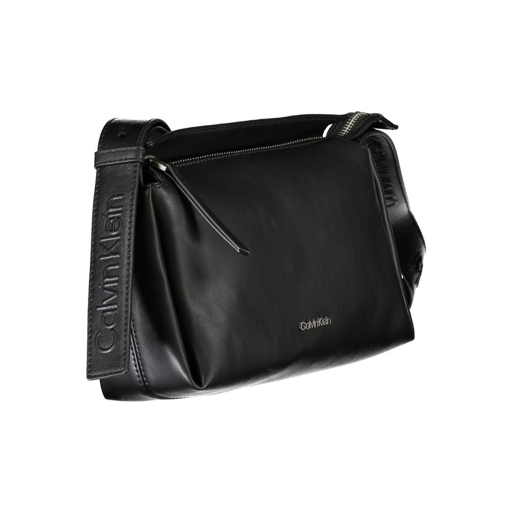 Calvin Klein Schwarze Polyester-Handtasche