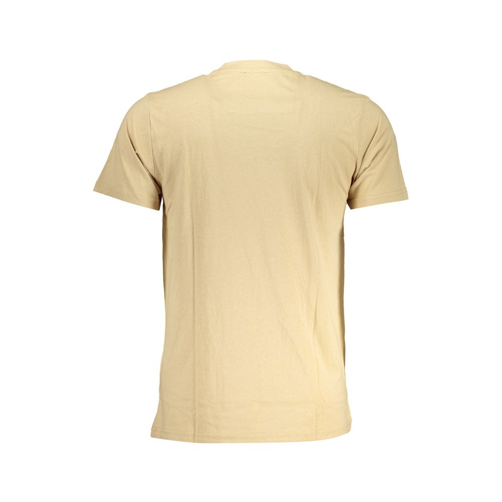Beiges Baumwoll-T-Shirt der Cavalli-Klasse