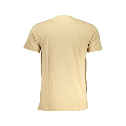 Beiges Baumwoll-T-Shirt der Cavalli-Klasse