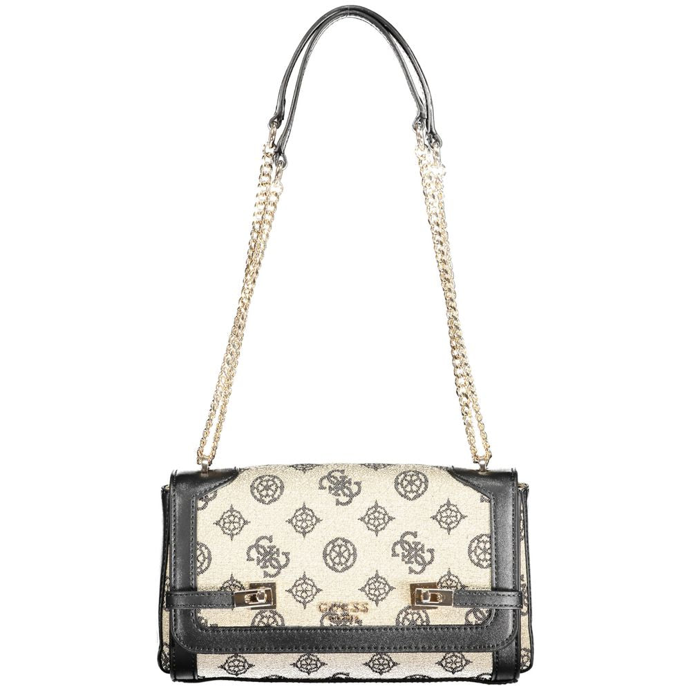 Guess Jeans – Schwarze Baumwollhandtasche