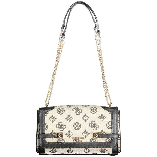 Guess Jeans – Schwarze Baumwollhandtasche