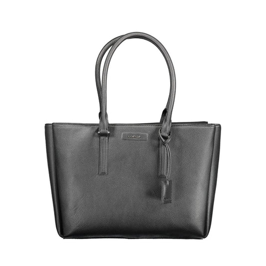 Calvin Klein Damenhandtasche aus Polyethylen, Schwarz