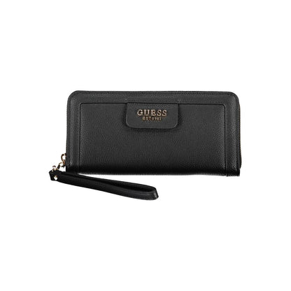 Guess Jeans Schwarze Polyethylen Damen Geldbörse