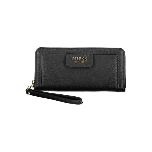 Guess Jeans Schwarze Polyethylen Damen Geldbörse
