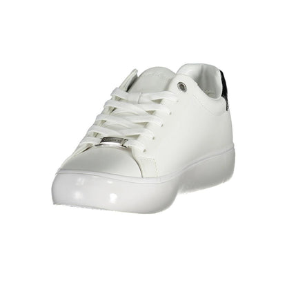 Calvin Klein Damen Sneaker aus weißem Leder