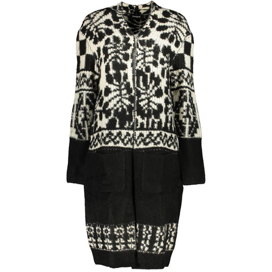 Desigual – Schicker Langarmmantel mit Kontrastdetails