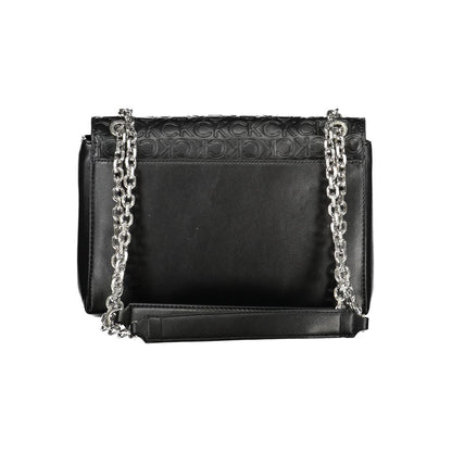 Calvin Klein Schwarze Polyester-Handtasche