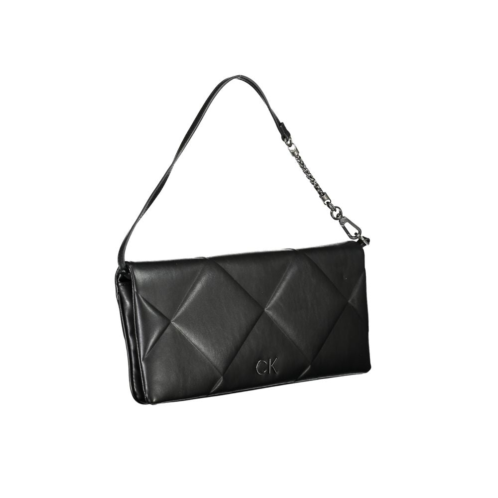 Calvin Klein Schwarze Polyester-Handtasche