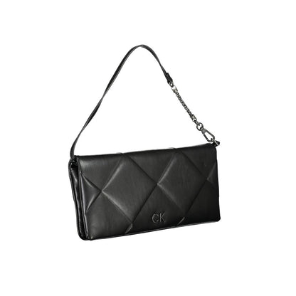 Calvin Klein Schwarze Polyester-Handtasche