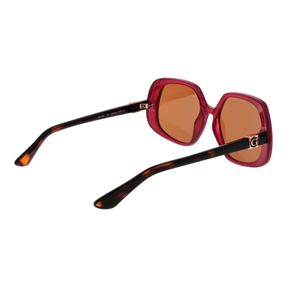 Guess – Burgunderrote Sonnenbrille für Damen
