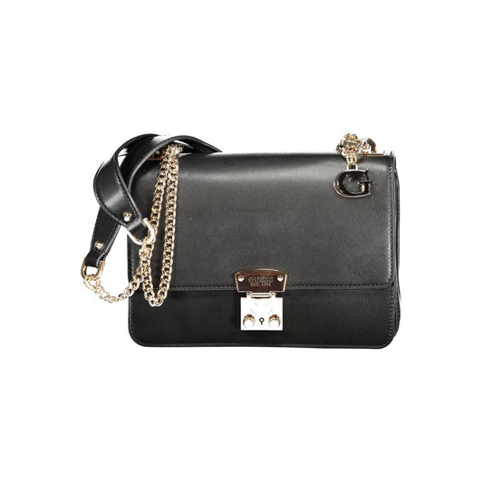 Guess Jeans – Schwarze Polyethylen-Handtasche