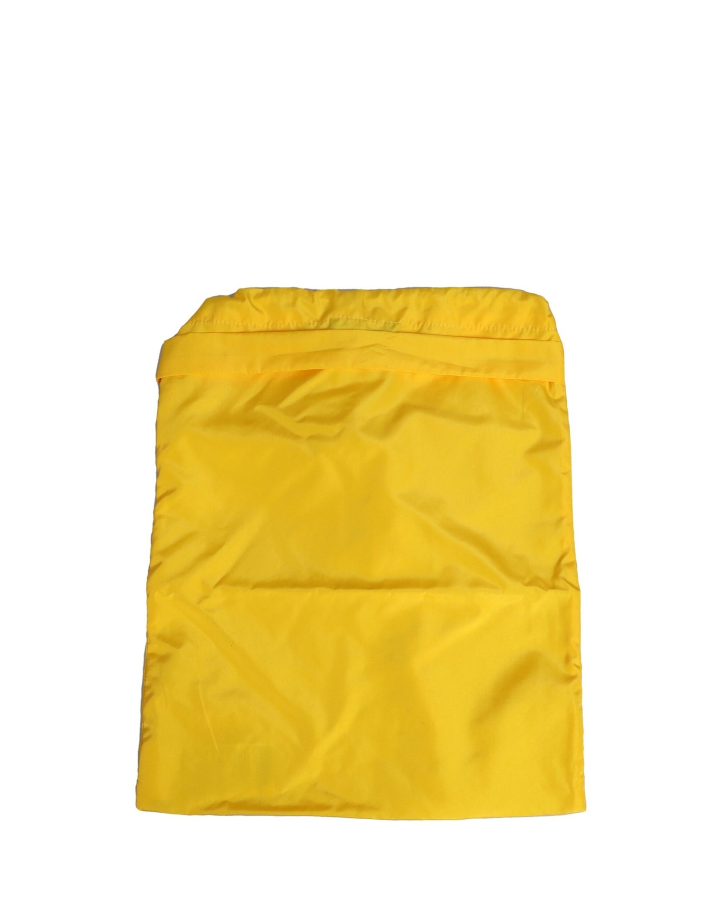 Dolce &amp; Gabbana Yellow Waistband Logo Beachwear Brief Swimwear