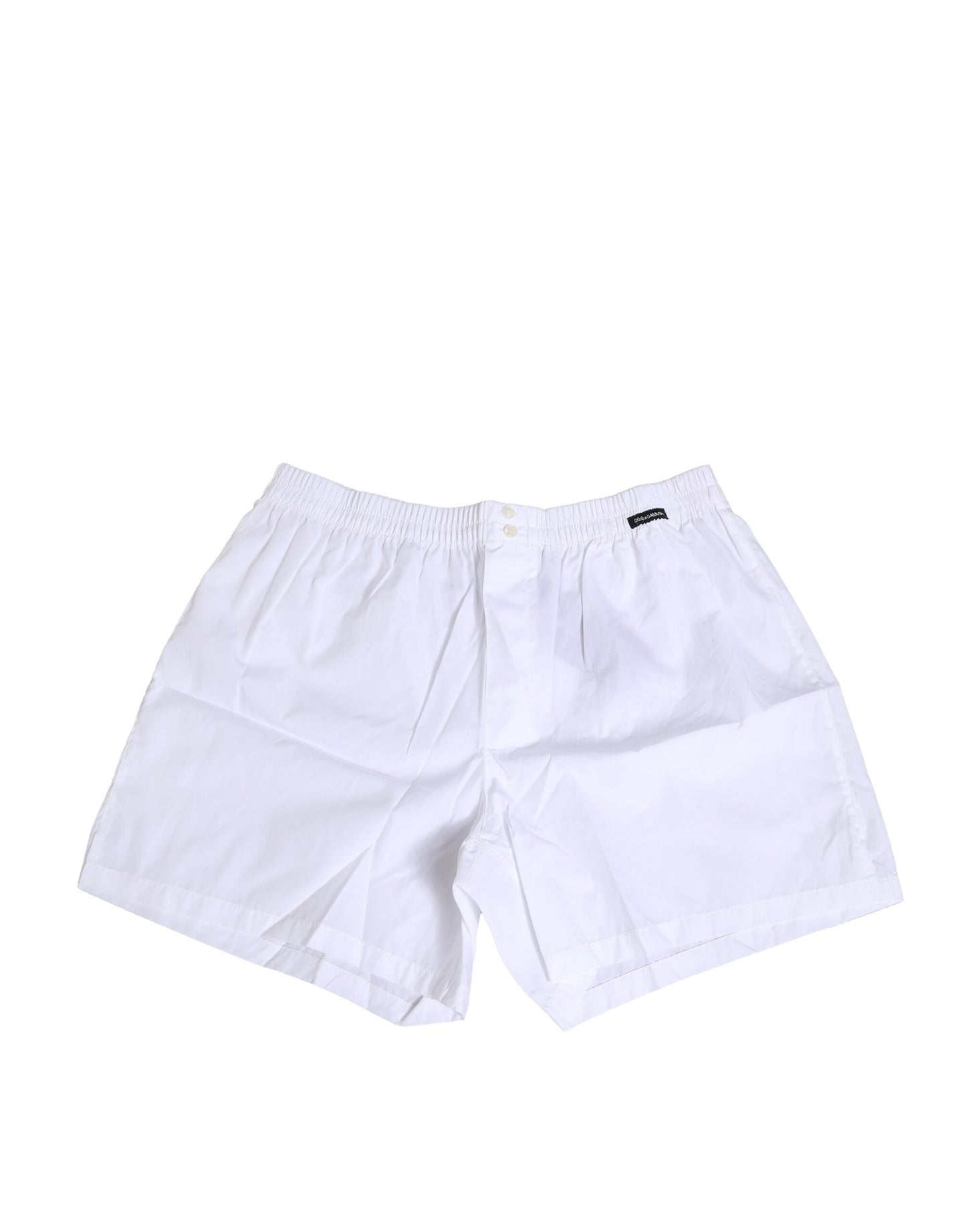 Dolce &amp; Gabbana White Cotton Regular Boxer Shorts Underwear