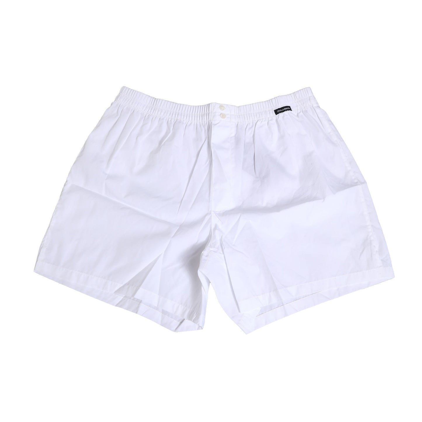 Dolce &amp; Gabbana White Cotton Regular Boxer Shorts Underwear