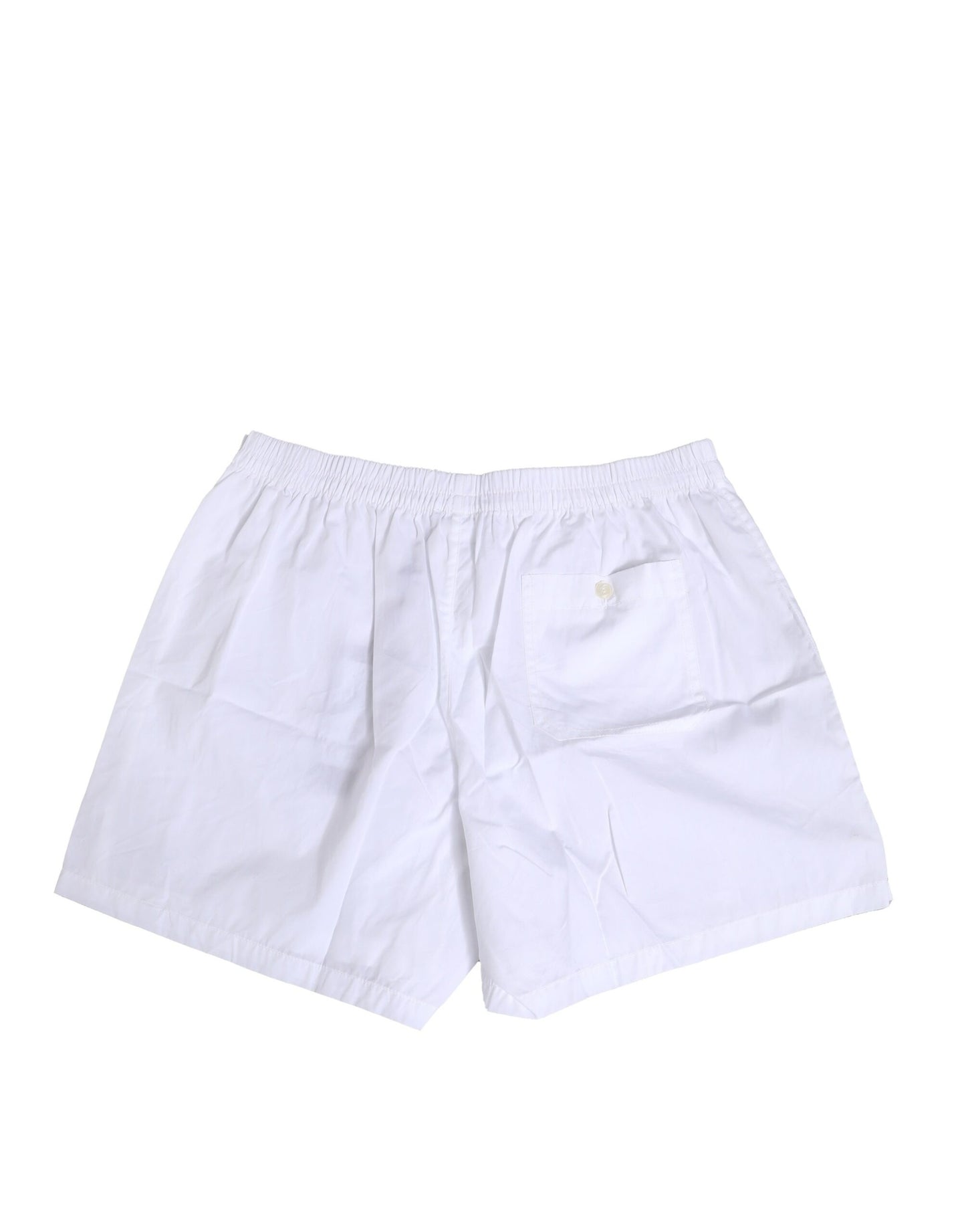 Dolce &amp; Gabbana White Cotton Regular Boxer Shorts Underwear