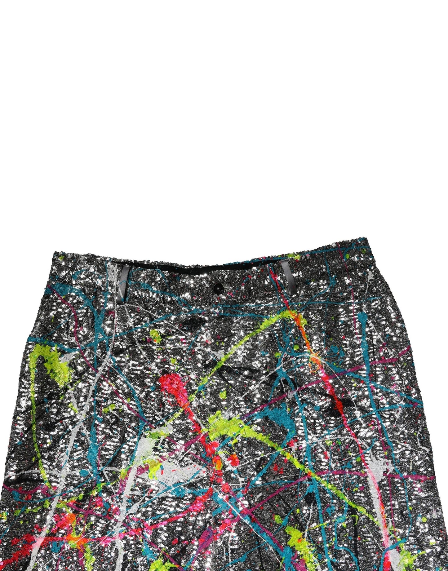 Dolce &amp; Gabbana Multicolor Sequined Embellished Pants