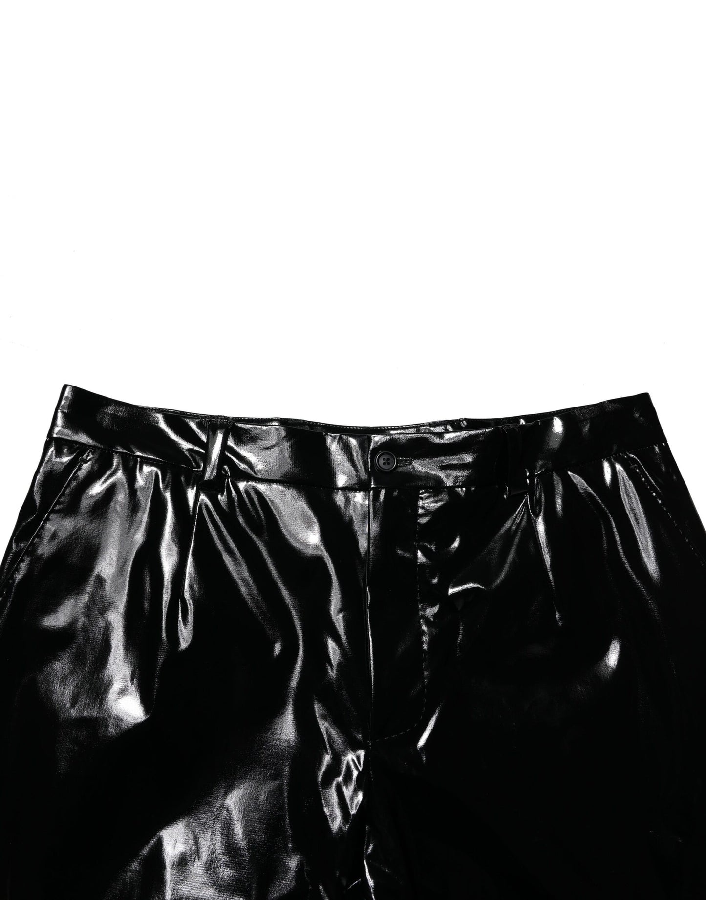 Dolce &amp; Gabbana Black Nylon Straight Men Pants