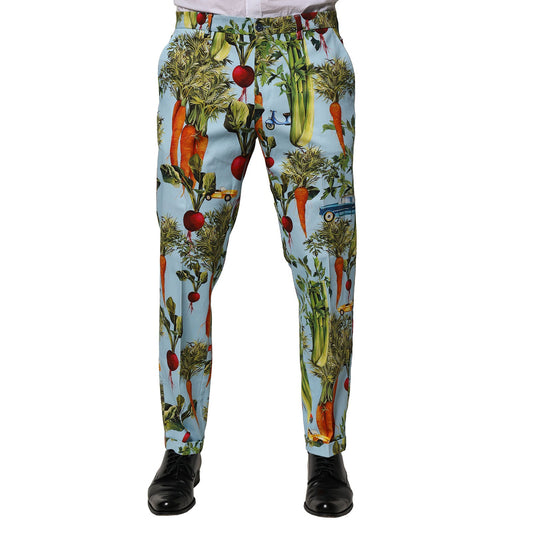 Dolce &amp; Gabbana Mehrfarbige konische Baumwollhose für Herren