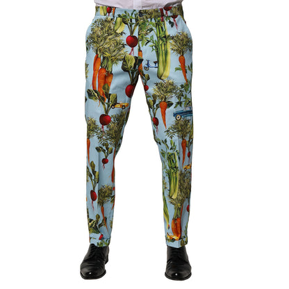 Dolce &amp; Gabbana Mehrfarbige konische Baumwollhose für Herren