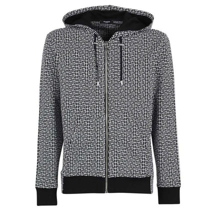Balmain – Schwarzer Baumwollpullover
