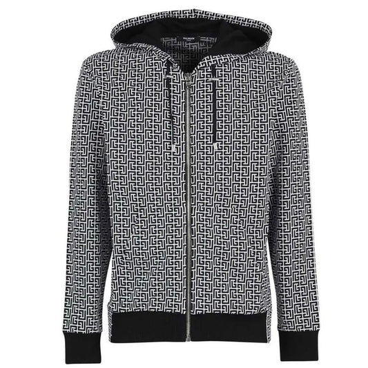 Balmain – Schwarzer Baumwollpullover
