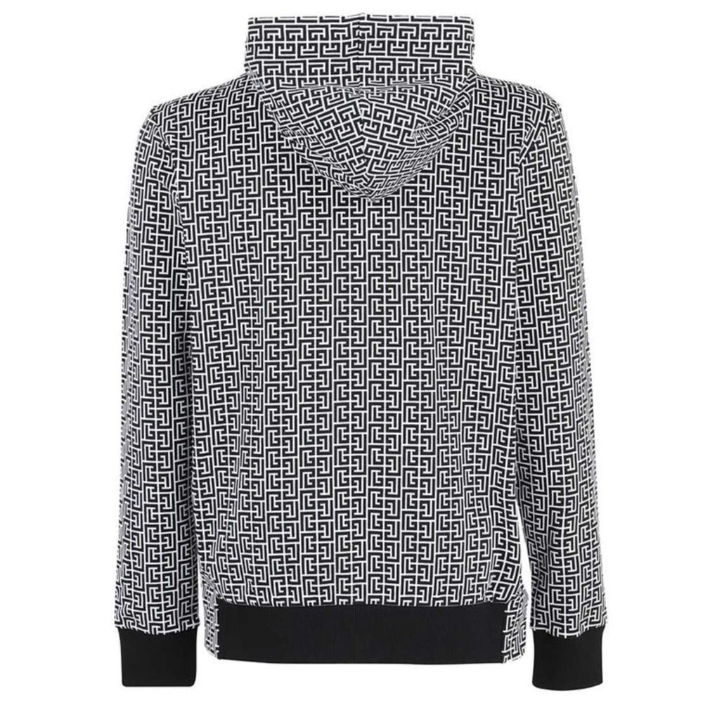 Balmain – Schwarzer Baumwollpullover