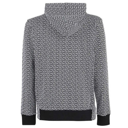 Balmain – Schwarzer Baumwollpullover