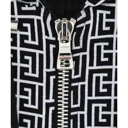Balmain – Schwarzer Baumwollpullover